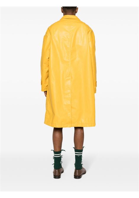 trench lungo uomo giallo in poliuretano MAISON MARGIELA | S50AH0130 S48398174